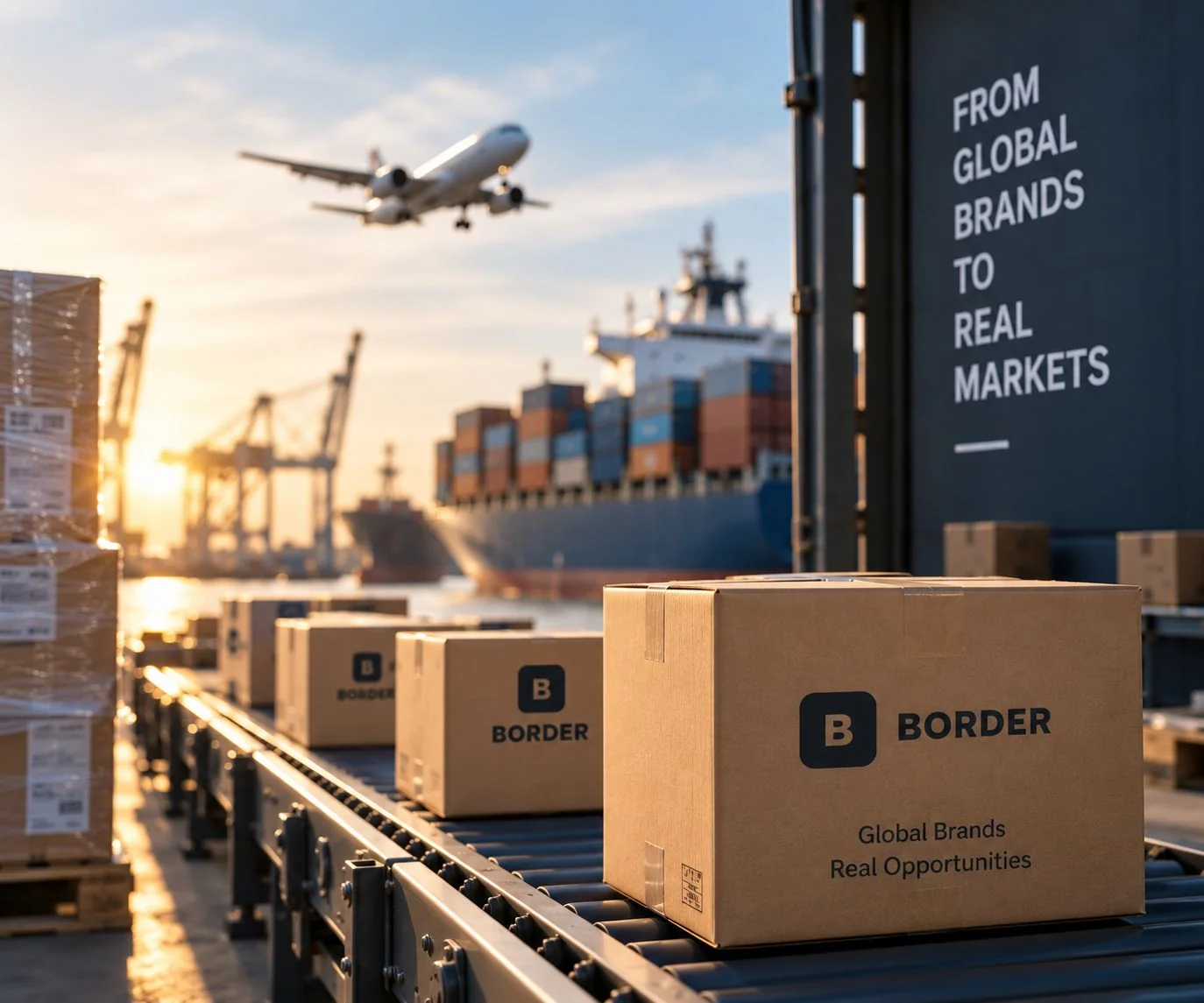 Border Ventures shipment moving from global ports to local markets